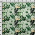 thumbnail image 4 of oneOone Cotton Poplin Mint Fabric Tropical Sewing Craft Projects Fabric Prints By Yard 42 Inch Wide, 4 of 5