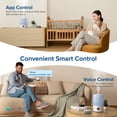 thumbnail image 3 of LEVOIT Humidificadores inteligentes duales de 200 S para recámara, relleno superior, personalizar la humedad para el hogar, guardería y plantas con humidistado, difusor de aceite esencial, horario,, 3 of 5