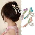 thumbnail image 2 of Tulip design hair clips for thick hair claw clip hair clip hair clips for women claw clips for thick hair hair clips (PURPLE), 2 of 5
