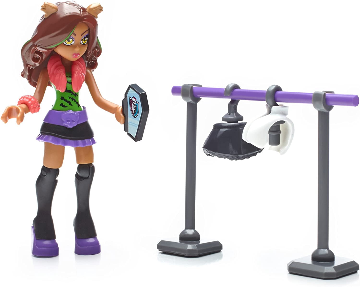 mega bloks monster high clawdeen wolf clawesome fashion pack
