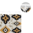 thumbnail image 5 of Yayeee Shower Curtain with Hooks 72"x72" Waterproof Fabric Bathroom Hanging Decor, White and Black, 5 of 5