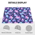 thumbnail image 3 of Fuzoiu White Skull Flower Print Absorbent, Reversible Microfiber Dish Drying Mat for Kitchen, Dish Drying Pad for Dishes, Utensils, Pots and Pans, Extra Large 18 Inch x 24 Inch, 3 of 7