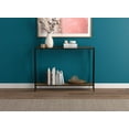 thumbnail image 4 of Safdie & Co. Console Table 39.5L Brown Reclaimed Wood 1 Shelf Black Metal, 4 of 4