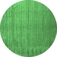 thumbnail image 1 of Ahgly Company Indoor Round Abstract Emerald Green Contemporary Area Rugs, 5' Round, 1 of 4
