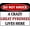 Warning Sign 5, variant on WARNING NO STOCK OR LOAD ON MEZZANINE FLOOR SIGN – 8"x12" Metal Tin Sign for Industrial or Commercial Use, Mezzanine, Load Restriction