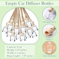 thumbnail image 4 of Boao, botellas difusoras para ambientador de coche, para colgar, 50 unidades, 4 of 6