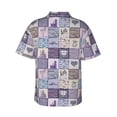 thumbnail image 3 of Daiia Lavender Flowers Hawaiian Shirt for Men Gentle Cotton Regular Short Sleeve Casual-3X-Large, 3 of 9