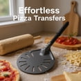 thumbnail image 2 of 6-inch Pizza Peel, Aluminum Pizza Turner with Perforated Design, 15.8 in / 40 cm , Lightweight Pizza Shovel for Homemade Pizza, Outdoor Pizza Oven, Included Color Box, 2 of 8