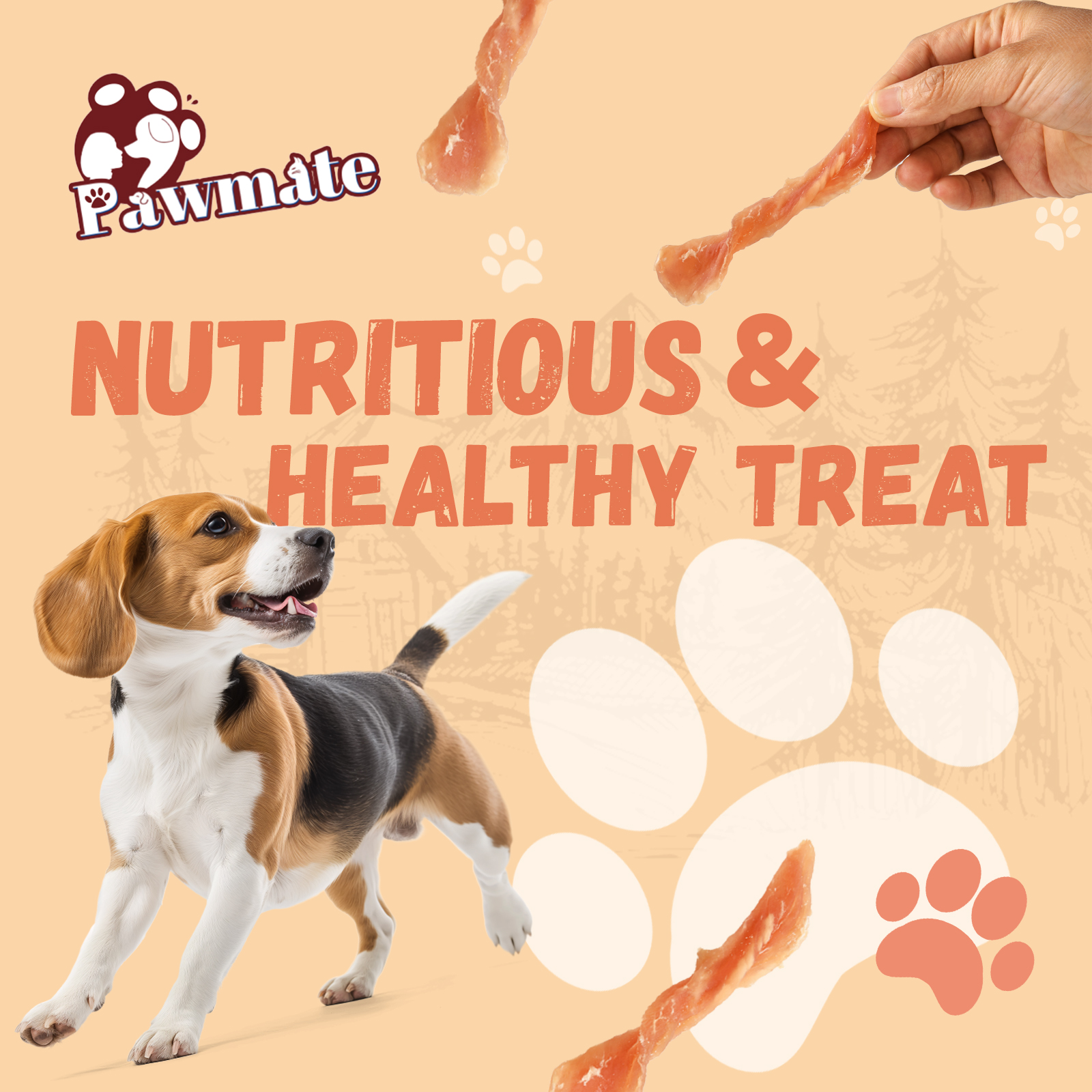 Pawmate Chicken Jerky Dog Treats, 27-30 Count, 11 oz photo 5