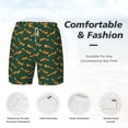 thumbnail image 5 of Lsque Mens Swim Trunks Cartoon Fox 1 Pattern - Bathing Suit Compression Liner - Beach Swim Shorts Swimwear - (S-3XL) - Stretch Quick Dry -3X-Large, 5 of 9
