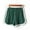 Green, variant on Finelylove Exercise Shorts Biker Shorts With Pockets For Women Shorts High Waist Rise Solid Black S