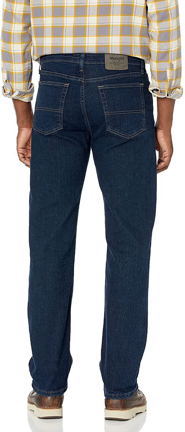 Wrangler Mens Jeans 36x32 Regular Fit Straight Stretch 2505