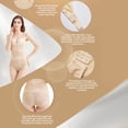 thumbnail image 2 of Qarigey Body moldeador de cuerpo completo para mujer con control de cintura y forma de U Ropa interior Color de piel XS, 2 of 6