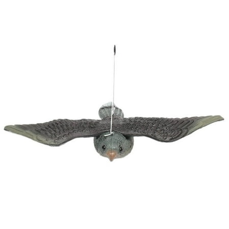  1pc Realistic Flying Bird Hawk Pigeon Decoy Pest Control Garden Scarer Scarecrow
