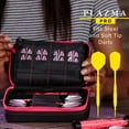 thumbnail image 2 of Casemaster Plazma Pro Dart Case Black with Pink Zipper and Phone Pocket, 2 of 10