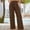 Coffee, variant on Business Casual Trousers for Women Straight Wide Leg High Waist Pants 2024 Fashion Dressy Solid Work Pants for Fall