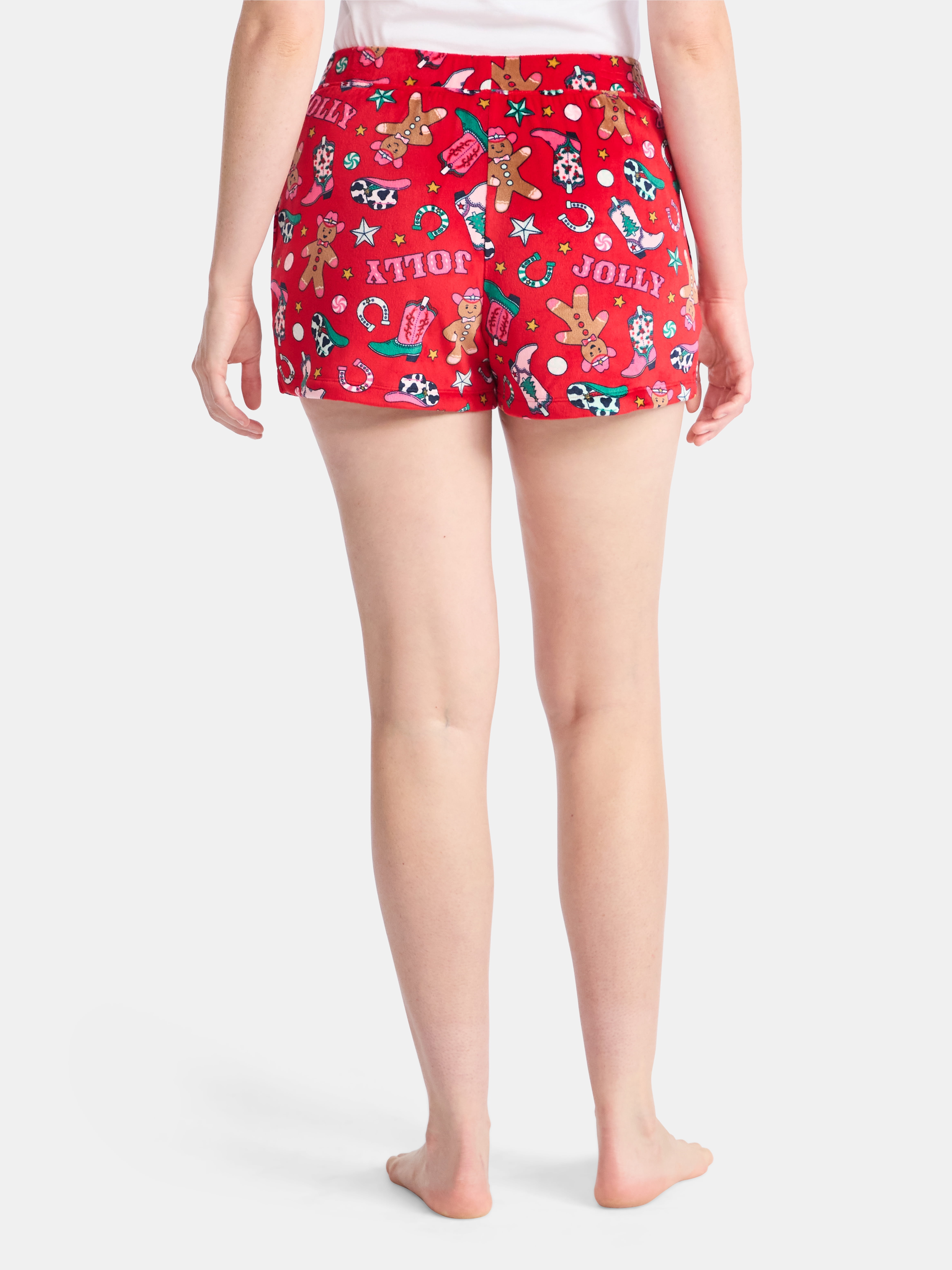 Holiday Time Women's 2 Pack Sleep Shorts, Sizes XS to 3X