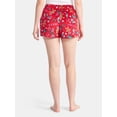 thumbnail image 4 of Holiday Time Women's and Women's Plus Christmas Sleep Shorts, 2-Pack, Sizes XS-3X, 4 of 7