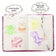 thumbnail image 2 of Cuaderno de lentejuelas Outus con bolígrafos de tinta de gel de 4 colores para niñas, 2 of 6