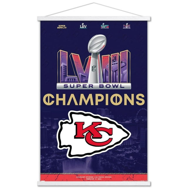 NFL Kansas City Chiefs - Logo de l'équipe du Super Bowl LVIII