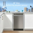 thumbnail image 5 of Midea Built-In Dishwasher, 8 Place Settings, 6 Wash Programs, Steel Tub, Heated Dry, E-Star, Stainless Steel, 5 of 11