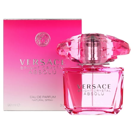 Versace Bright Crystal Absolu Eau De Parfum, Perfume for Women, 3 oz