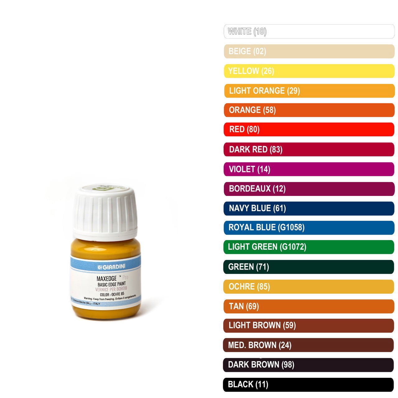 Giardini Basic Italian Leather Edge Paint