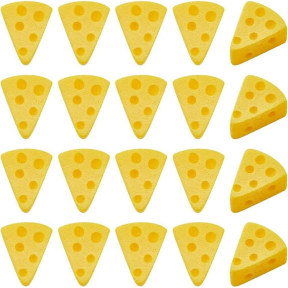 1 Box 60Pcs Cheese Charm Food Cabochons Bulk Golden Resin Flatback Simulated Delicious Foods Triangle Cheesecake Cabochon Charms for DIY Crafting Jewelry Making Decoration Embellishments