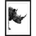thumbnail image 2 of Art.com Low Poly Safari Art - Rhino - White Edition Art Print by Philippe Hugonnard, Black Frame Wall Art, 17" x 23", 2 of 5