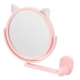 thumbnail image 1 of Espejo Cosmético, Espejo De Montaje En Pared, Junta Esférica, Diámetro De 16,5 Cm, ​​Instalación De Orificio Impermeable, Forma De Gato Para Baño, 1 of 8
