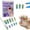 Purple, variant on Nail Art Pens,10 Colors Double Ended Metallic Nail Marker Pens Graffiti Dotting Drawing Painting Liner Pen,Quick-Drying Acrylic Paint Pen for Home Salon Quickly Dry Nail Art(1 Set)