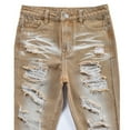 thumbnail image 4 of GYRATEDREAM Boy's Skinny Ripped Jeans Destroyed Distressed Taper Zipper Denim Jeans Pants with Holes, 4 of 9