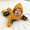 thumbnail image 3 of YunPes Starfish Baby Onesie Spooky Season Funny Graphic Jumpsuit Soft Plush Fall Winter Cozy Outfits Infant Newborn Halloween Party Dress-Up Wear, 3 of 5