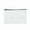 White, variant on Pencil Case, Canvas Zipper Stationery Organizer with Side Handle, Portable Slim Pen Pouch for Travel Makeup Brushes, Modern Office Supply Carrier, 8.27x4.92in (White)