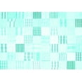 thumbnail image 1 of Ahgly Company Machine Washable Indoor Rectangle Solid Turquoise Blue Modern Area Rugs, 8' x 12', 1 of 4