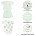 thumbnail image 4 of Disney Clothes Baby Boys 3-Piece Short Set – Winnie the Pooh T-Shirt, Bodysuit & Shorts (Green) – 0/3M, 4 of 4
