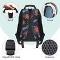 thumbnail image 6 of KUIFORTI Basketball Print Boys Backpack Kids Bookbag Large Capacity School Bag with Front Pockets Side Pockets Comfortable Back to School Gifts, 6 of 7