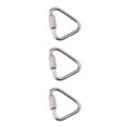 thumbnail image 4 of Transemion Portable Outdoor Carabiner Keychain Stainless Steel Quick Link 5mm 3Set, 4 of 6