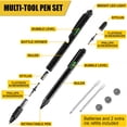 thumbnail image 2 of EXLEAF Stocking Stuffers for Men,Christmas White Elephant Gifts for Adults Men Dad Boyfriend Him Husband Birthday,Multitool Pen Set,Cool Gadgets Unique Tool Pen with LED,Stylus,Level,Screwdriver, 2 of 8
