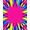 Pink, Pattern 3, variant on ODIKA 8'x10' Machine Washable Non-Slip Area Rug, Enchanted Kaleidoscope Mystical Jewel Toned Treasure High Traffic Rug, Blue, 556748