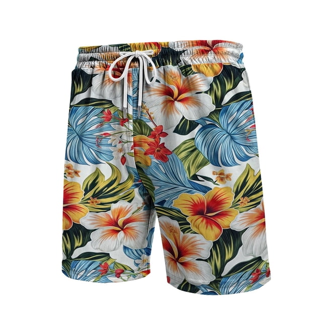Mens Swim Trunks 7 Inch Inseam Elastic Waist Drawstring Swim Shorts Comfy Funny Mens Swim Trunks Men's Swim Trunks Beach Summer Fashion Men Swim Brief