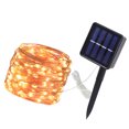thumbnail image 1 of Monstrate Cadena de luz de jardín de alambre de cobre de energía Solar de patio IP55 cadena de lámpara de decoración impermeable Jardín y Patio TYPE1 32m, 1 of 6