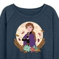 thumbnail image 3 of Frozen - Fall - Anna & Leaves - Women's Lightweight French Terry Long Sleeve Shirt, 3 of 5