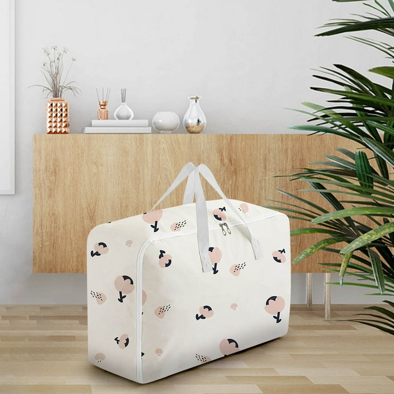 Storage Bag Storage Bags for Comforters and Blankets Extra Large Reusable Storage Bags with Strong Handles Zippers Heavy Duty Washable Moving Bag
