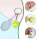 thumbnail image 5 of Injueey Mini llavero de raqueta de tenis, 2 piezas, moderno y práctico, ligero para entusiastas del tenis Teléfono y Comunicación, 5 of 6