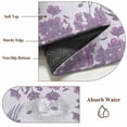 thumbnail image 6 of Purple Crane Silhouette Area Rugs 3'x5', Washable Small Throw Rugs for Living Room Bedroom, Modern Abstract Flowers Botanical Indoor Outdoor Rug Non-Slip Low Pile Carpet Runner Reversible Floor Mats, 6 of 8