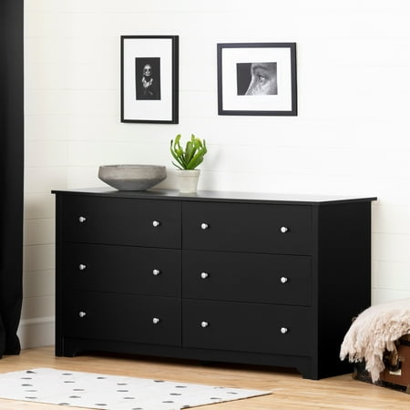 South Shore Vito 6 Drawer Double Dresser Multiple Finishes