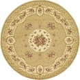thumbnail image 1 of Unique Loom Tapis Motif Médaillon Versailles 8' x 8' Ronde Bronzage/ivoire, 1 of 10