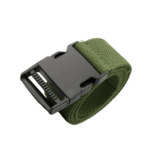 ziyahi Outdoor Breathable Men Waist Belt Quick Release Buckle Green