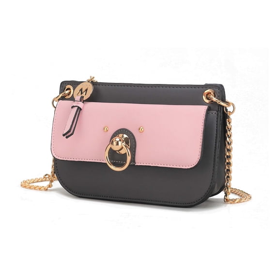 MKF Collection Jill Crossbody Handbag for Women Vegan Leather Medium Messenger Handbag by Mia K.